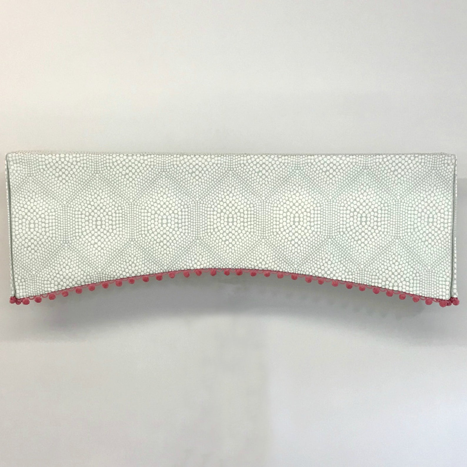 Custom Made to Order Curved Kick Pleat Valance With Trim or Etsy