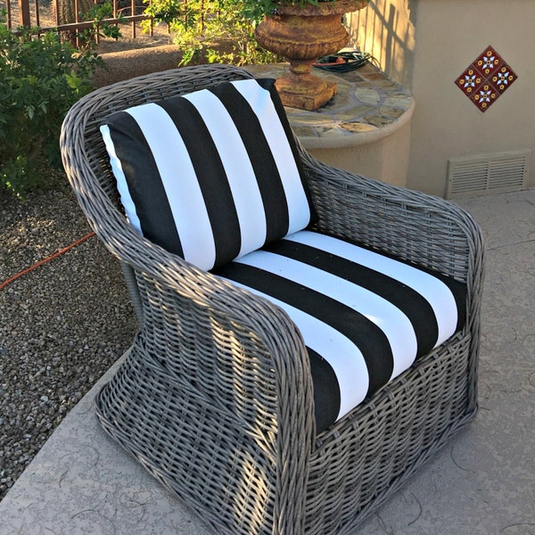 Outdoor Cushion Covers Replacement Etsy