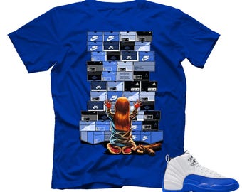 Camiseta Karolyn Oversize Air Jordan 12 Blueberry