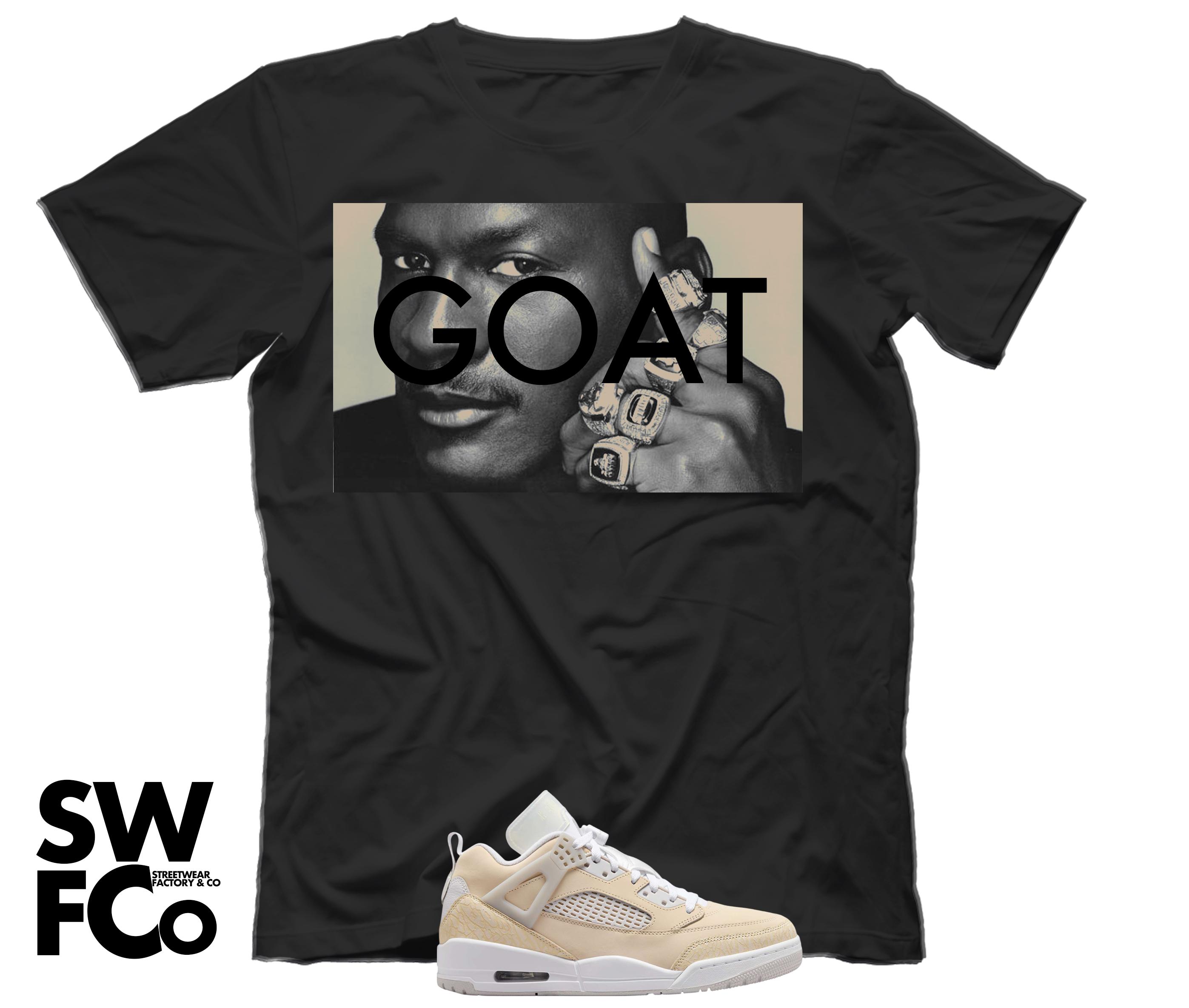 6 Ring Goat Oversize Tee Jordan Spizike Low Sanddrift Vast Grey
