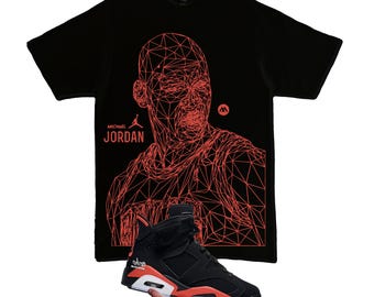 Camiseta Jordan Lines Oversize Reverse Infrared 6's
