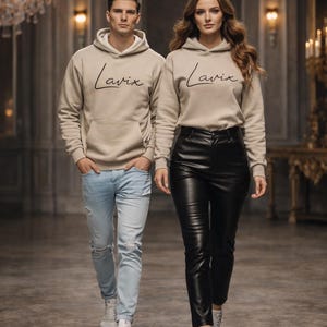 Heavyweight 440 GSM Hoodie – Oversized Streetwear Hoodie – Premium Cotton Unisex Hoodie – LAVIX image 1