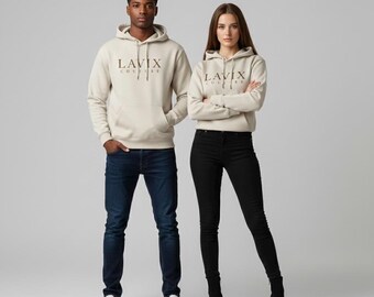 Heavyweight 300 GSM Hoodie – Organic Cotton Unisex Hoodie – Minimal Streetwear Pullover – Premium Quality – LAVIX