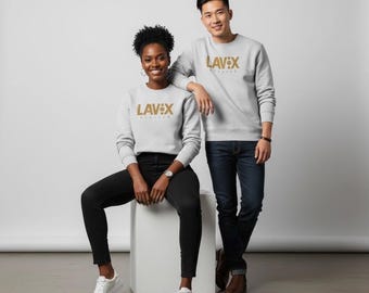 Heavyweight 300 GSM Sweatshirt – Premium Unisex Crewneck – Minimal Streetwear Sweatshirt – LAVIX Atelier
