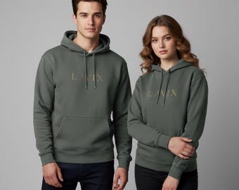 Heavyweight 300 GSM Hoodie – Organic Cotton Unisex Pullover – Minimal Streetwear Hoodie – Premium Quality – LAVIX