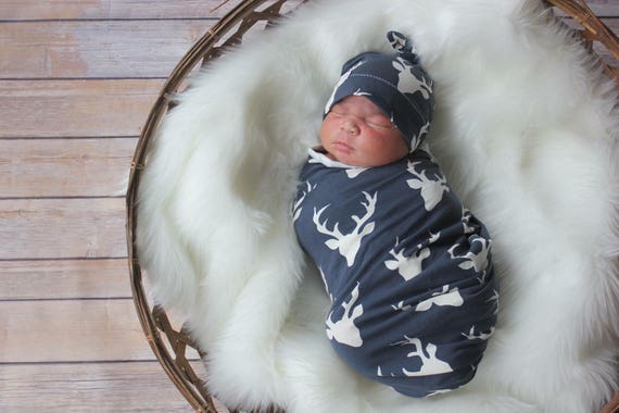 deer swaddle set