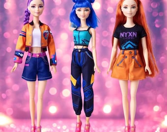 Kpop Demon Hunter Inspired Singing Dolls – Rumi Mira Zoey Collectible Art Dolls