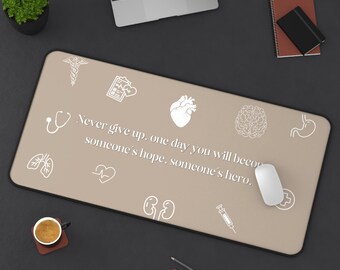 Medizinische Schreibunterlage | Krankenschwester, Arzt, PA Studenten Büro Pad, Inspirational Spruch