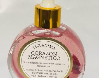 Corazón Magnético - Body Oil by Lux Anima 2oz / 60mL