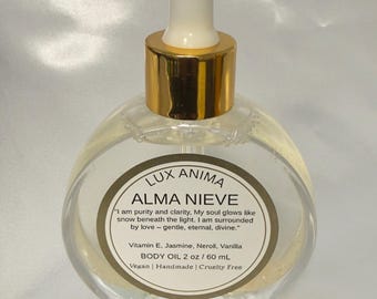 Alma Nieve - Botanical Body Oil by Lux Anima 2oz / 60mL
