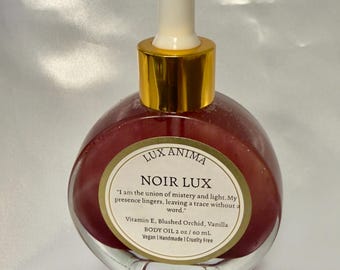 NOIR LUX – Body Oil by Lux Anima 2Oz / 60mL