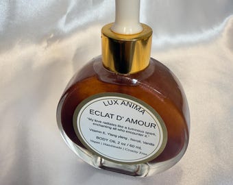 Botanical Body Oil - Éclat D’ Amour  – Ylang Ylang, Neroli, Vanilla (2 oz)