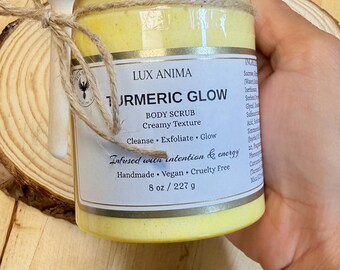 Turmeric Luxury Body Scrub –  Turmeric Glow  8 oz / 227 g