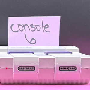 Console 6 Super Nintendo Console (SNES) – Fully Cleaned & Tested – OEM Shell – Original Hardware – Bundle