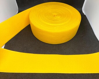 Elastic Band Trim By the yard  4cm Wide - Perfect for Headbands Hat Bands Exotic Dancewear - Athletic Gold