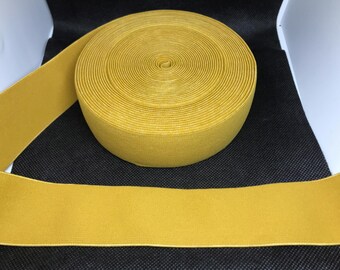 Elastic Band Trim By the yard  4cm Wide - Perfect for Headbands Hat Bands Exotic Dancewear - Gold