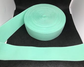 Elastic Band Trim By the yard  4cm Wide - Perfect for Headbands Hat Bands Exotic Dancewear - Sea Green
