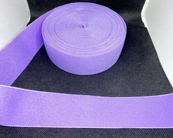 Elastic Band Trim By the yard  4cm Wide - Perfect for Headbands Hat Bands Exotic Dancewear - Lavender