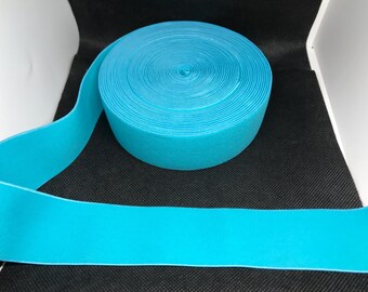 Elastic Band Trim By the yard  4cm Wide - Perfect for Headbands Hat Bands Exotic Dancewear - Arabian Blue