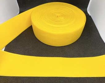 Elastic Band Trim By the yard  4cm Wide - Perfect for Headbands Hat Bands Exotic Dancewear - Yellow