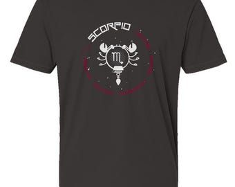 Camiseta misteriosa con estrellas de Escorpio