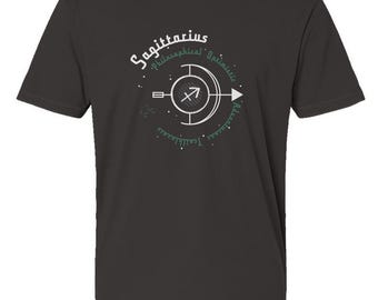 Camiseta pionera de Sagitario con estrellas
