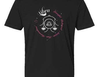 Camiseta armonizadora con la estrella Libra