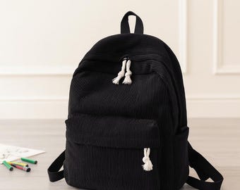 Mochila infantil personalizada, mochila de pana con nombre personalizado, mochila escolar preescolar
