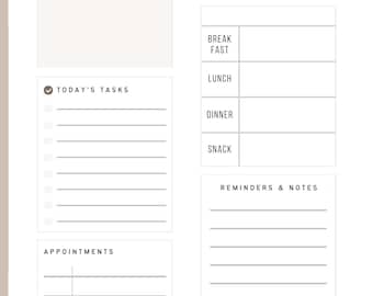 Faith-Based Daily Planner | Prayer & Scripture Journal (Digital Download)