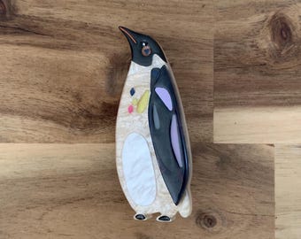 Erstwilder The Emboldened Emperor Penguin Brooch bird pin NWOT all prices include US tariffs
