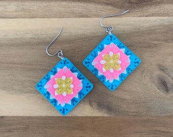 Erstwilder Cosy Comfort blue Earrings NWOT jewelry all prices include US tariffs