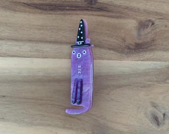 Erstwilder Hocus Purrcas Brooch cat Halloween pin NWOT all item prices include US tariffs