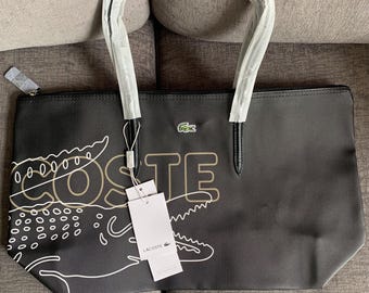 Sac à main Lacoste L.12.12 Concept Sac à main Sac à main Imprimé croco NWT / tous les prix incluent les tarifs américains