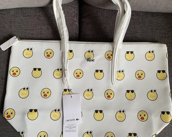 Sac à main Lacoste L.12.12 Concept Sac à main emoji NWT / tous les prix incluent les tarifs américains