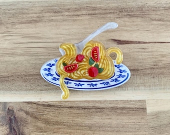 Erstwilder Buon Appetito Brooch spaghetti pin NWOT all item prices include US tariffs