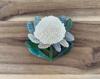 Erstwilder Bridal Gown Botanical Brooch flower Pin NWOT all item prices include US tariffs