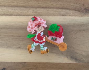 Erstwilder Strawberry Wheelbarrow Shortcake Brooch Pin New With Defect all item prices include US tariffs