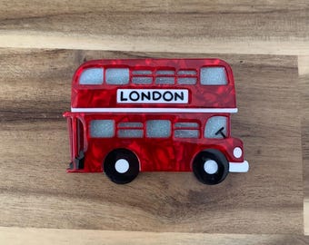 Erstwilder Double-Decker Brooch London bus pin NWOT all item prices include US tariffs