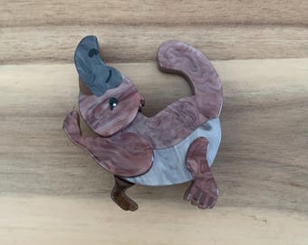 Erstwilder Puddles the Platypus Brooch animal Pin NWOT all item prices include US tariffs