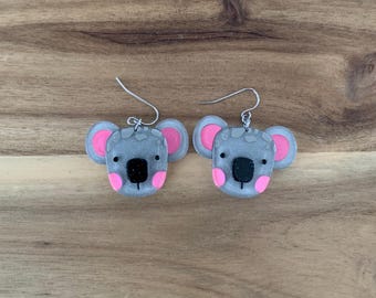 Erstwilder Keith The Koala Drop Earrings animal NWOT all item prices include US tariffs