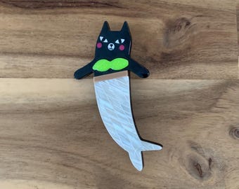 Erstwilder Catmaid brooch cat pin Kitty NWOT all item prices include US tariffs