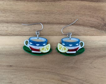 Erstwilder Cuppa Tea Drop Earrings New With Defect all item prices include US tariffs