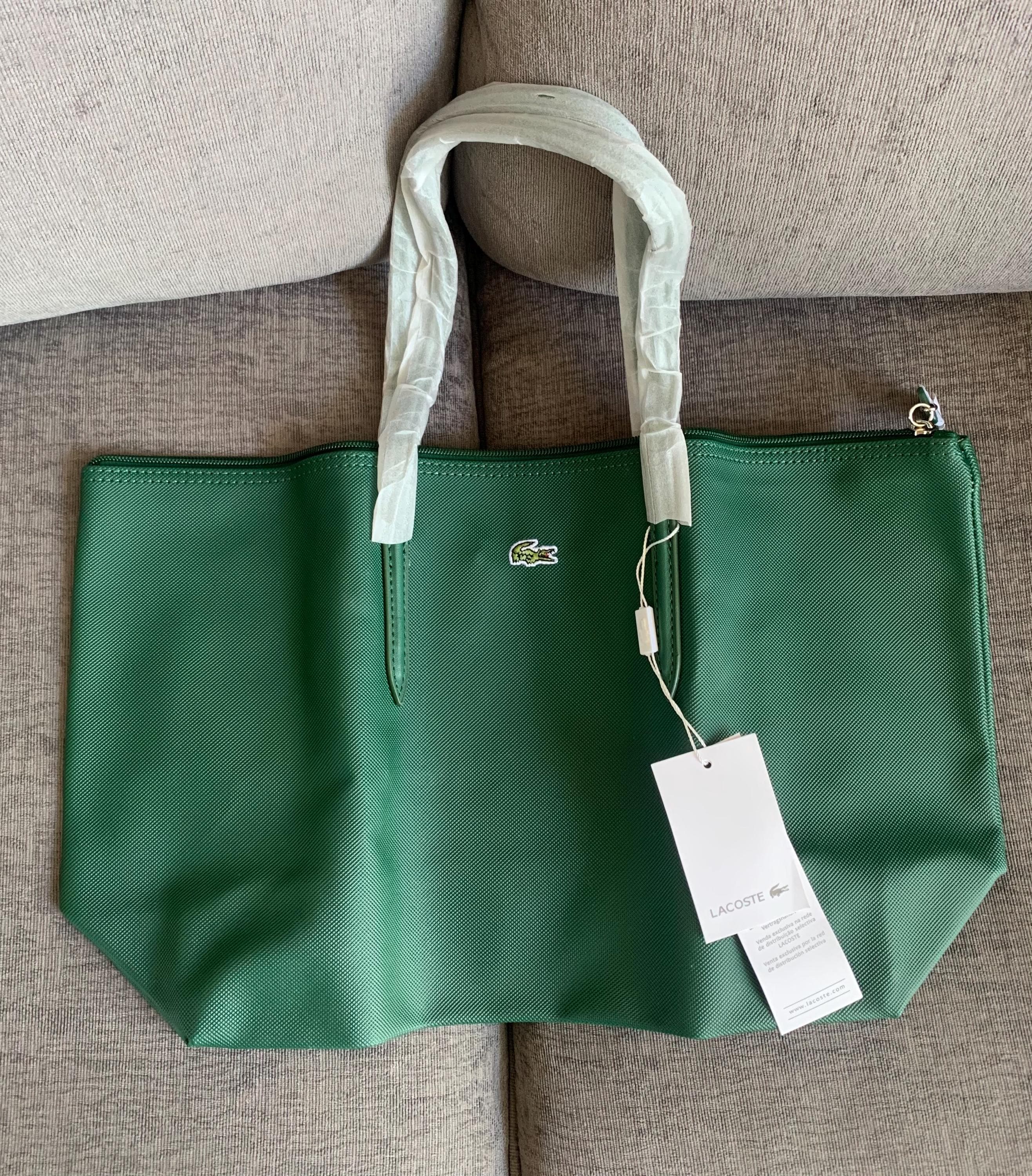 Lacoste Tote Bag Dark Green Lacoste Bag Black