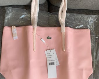 Lacoste L.12.12 Concept Tote handbag Bag purse pink NWT / all item prices include US tariffs
