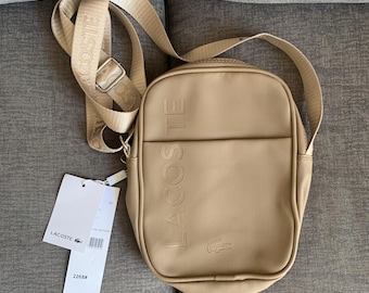 LACOSTE unisex crossbody shoulder Bag purse NWT / all item prices include US tariffs