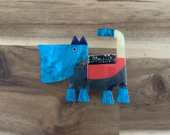 A Scottie Named Woof Brooch dog pin New with Defect /all item prices include US tariffs