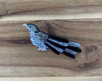 Erstwilder Booming Bloom Lover Brooch bird pin NWOT all item prices include US tariffs