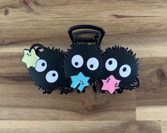 Studio Ghibli Spirited Away Soot Sprite Claw Hair Clip new with defect All item prices include US tariffs