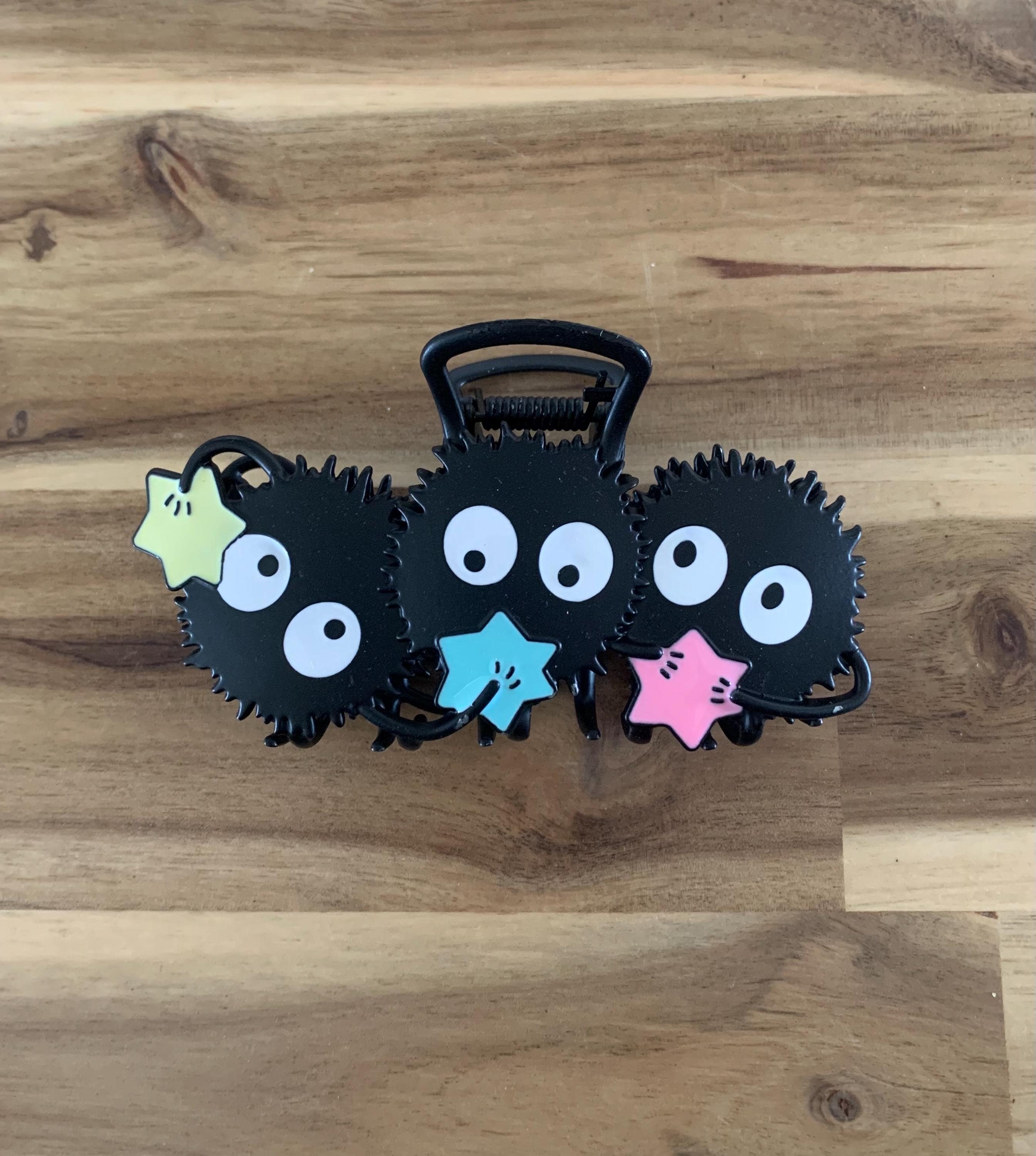 Studio Ghibli Spirited Away Soot Sprite Claw Hair Clip Ghibli-Inspired Hair Clips Coming Soon to My Website | TikTok main image 3