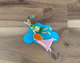 Erstwilder Never Grow Up Brosche Märchen Märchen Anstecknadel NWOT Alle Artikelpreise beinhalten US-Zölle